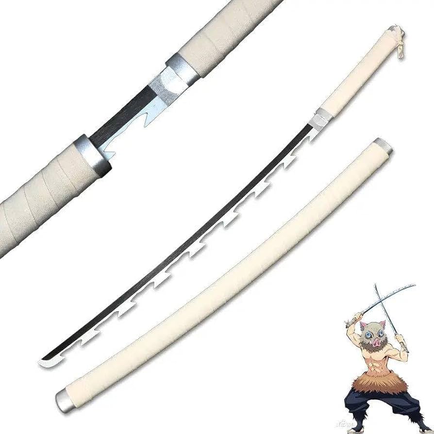 Inosuke Nichirin Demon Slayer Wooden Katana