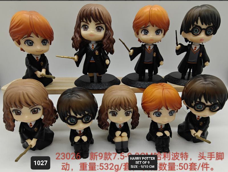 Hp Anime Action Figure Set of 9