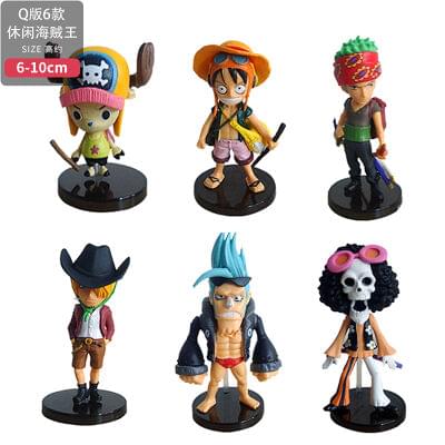One Piece Anime Action Figure Set of 6