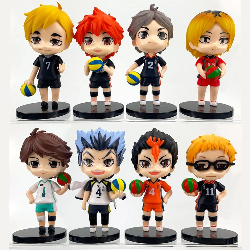 Haikyu Anime Action Figure Collectible set of 8