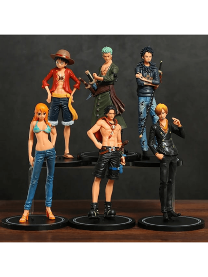 One Piece Anime Action Figure Collectible  set of 6