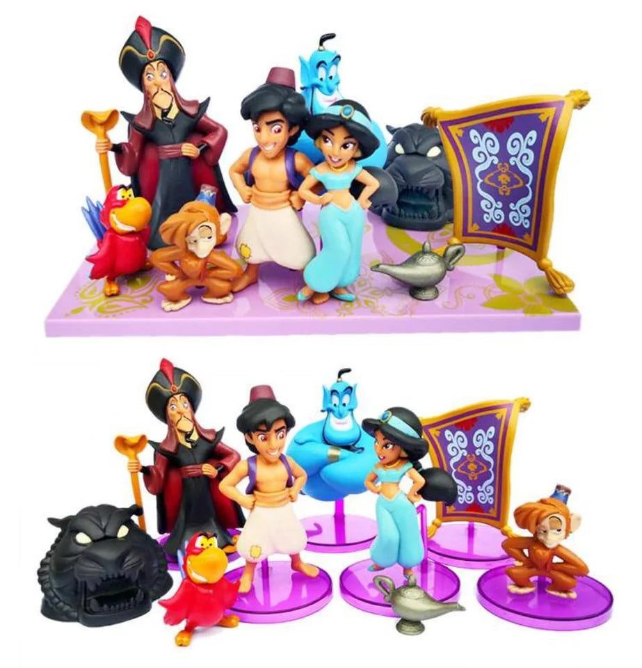 Aladin Set of 9 Action Figure Set