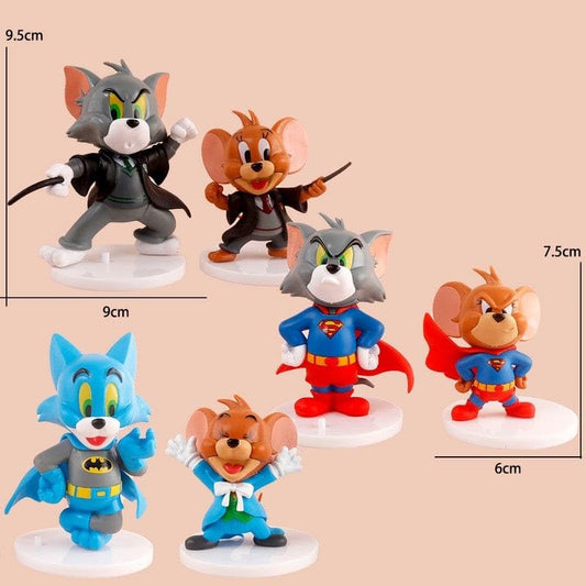 Tom and Jerry Anime Action Figure set of 6