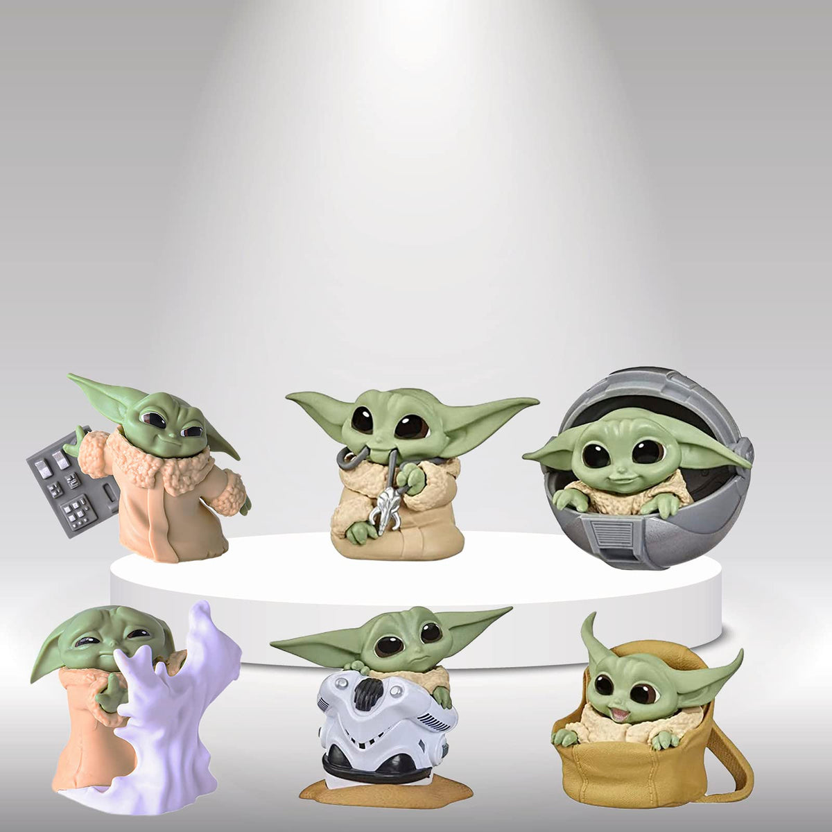 Baby Yoda Action Figure Set of 6
