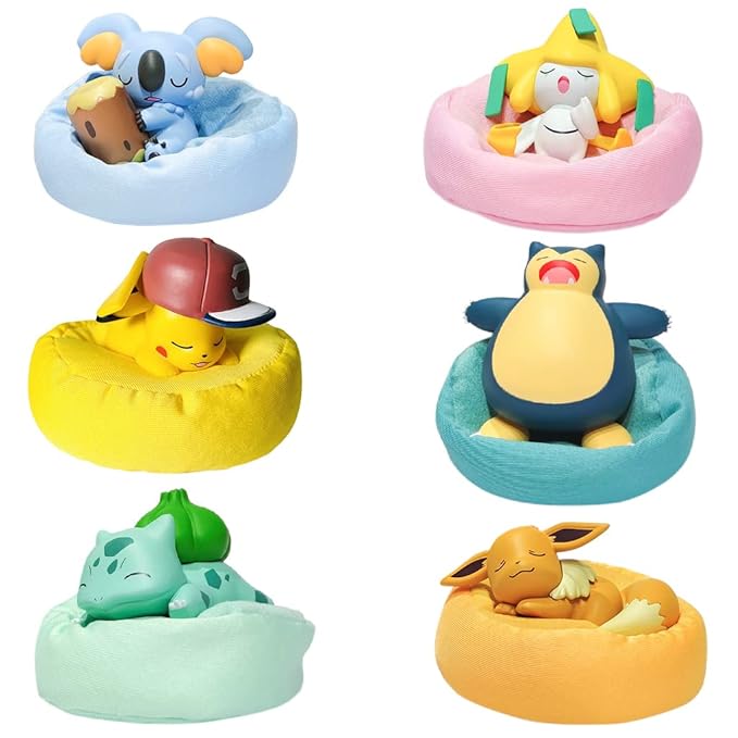 Pokimon Pillow Action Figure set of 6