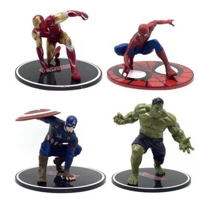 Avenge Heroes Anime Action Figure Collectible  set of 4
