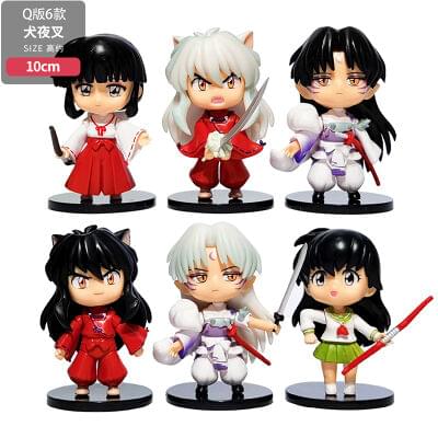 Inuyasha Anime Action Figure Set of 6