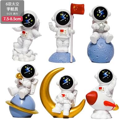 Astronaut Action Figure Set of 6