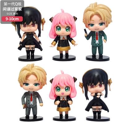 Spy Family Anime Action Figure Set of 6