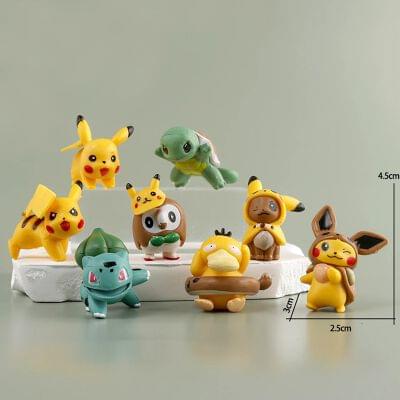 Pokimon Action Figure Set of 8